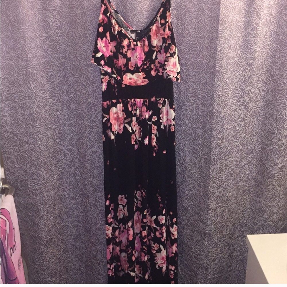 H&M floral maxi dress